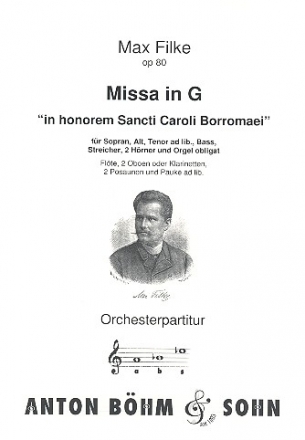 Messe G-Dur op.80 fr gem Chor und Orchester Partitur