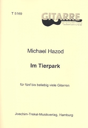 Im Tierpark fr 5-x Gitarren Partitur und Stimmen