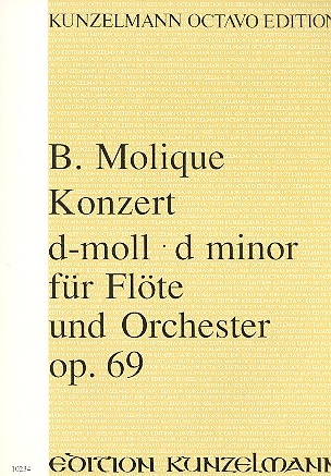 Konzert d-Moll op.69 fr Flte und Orchester Partitur