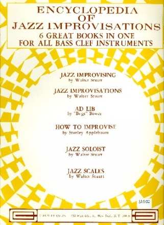 Encyclopedia of Jazz Improvisations complete: for bass clef instruments