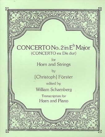 Concerto no.2 for Horn and Strings for horn and piano