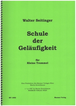 Schule der Gel�ufigkeit f�r Kleine Trommel (Snare Drum)