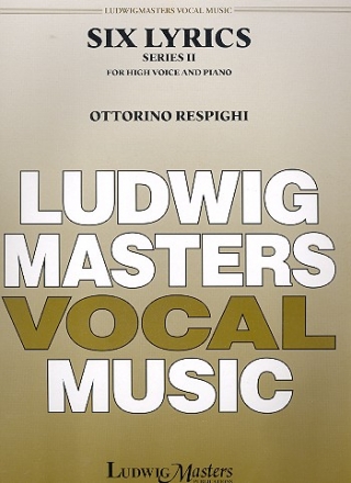 6 Lyrics vol.2 for high voice and piano
