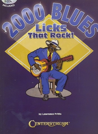 2000 Blues Licks that rock (+3 CD's): for guitar/tab