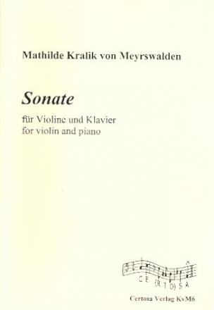 Sonate fr Violine und Klavier