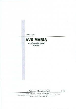 Ave Maria fr Kontrabass und Klavier