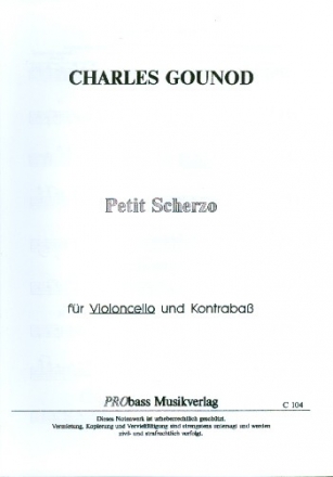 Petit Scherzo fr Violoncello und Kontrabass Stimmen