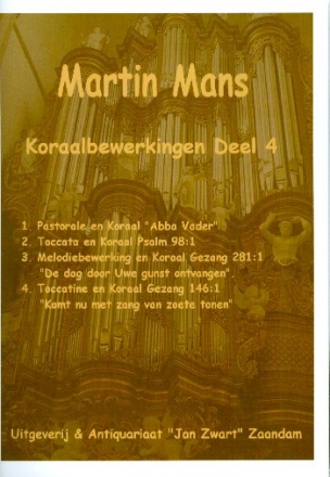 Koraalbewerkingen vol.4 voor orgel