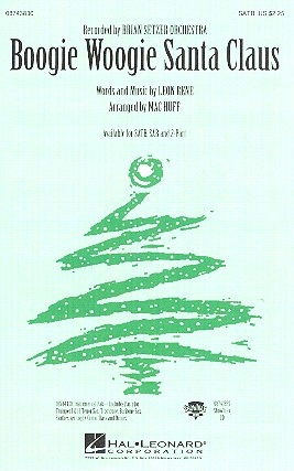 Boogie Woogie Santa Claus for mixed chodus and piano score