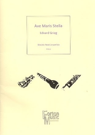 Ave maris stella for double reed ensemble (6 players) score and parts