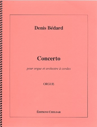 Concerto pour orgue et orchestre  cordes orgue