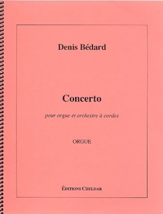 Concerto pour orgue et orchestre  cordes orgue