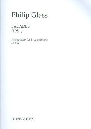 Facades (1981) for flute and piano