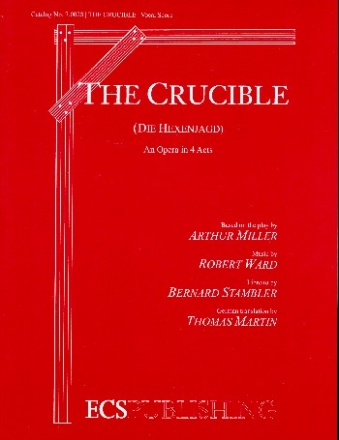 The Crucible  vocal score (en/dt)