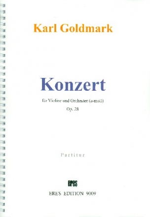 Konzert a-Moll op.28 fr Violine und Orchester Partitur