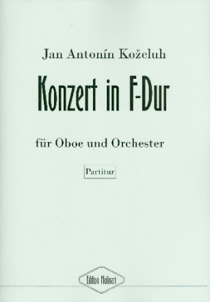 Konzert F-Dur fr Oboe und Orchester Partitur