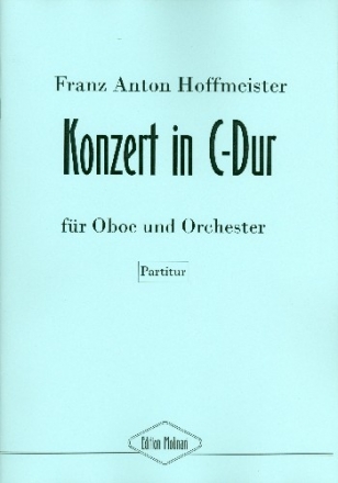 Konzert C-Dur fr Oboe und Orchester Partitur