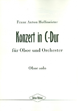 Konzert C-Dur fr Oboe und Orchester Oboe solo