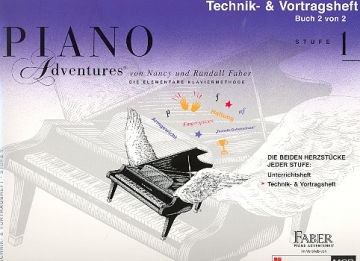 Piano Adventures Stufe 1 - Technik- und Vortragsheft Band 2 fr Klavier