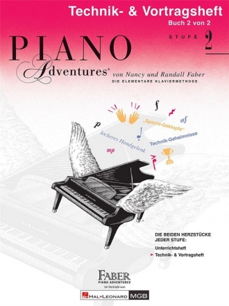 Piano Adventures Stufe 2 - Technik- und Vortragsheft Band 2 fr Klavier