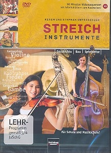 Streichinstrumente - Geschichte, Bau, Spielweise  DVD (mit Arbeitsblttern zum Ausdrucken)