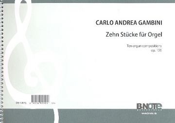10 Stcke op.106 fr Orgel