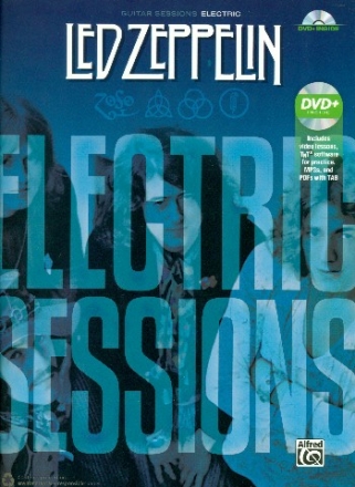 Electric Guitar Sessions - Led Zeppelin (+DVD-ROM): for guitar/tab