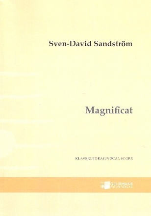 Magnificat . fr Soli, gem Chor und Kammerorchester Klavierauszug