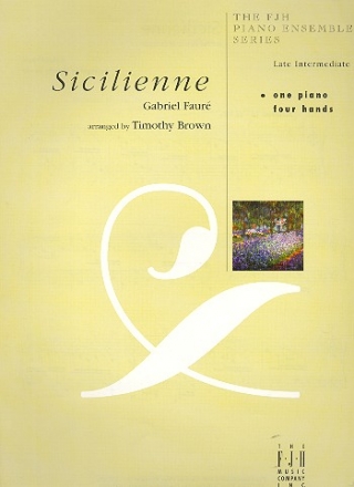 Sicilienne for piano 4 hands (late intermediate)