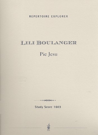 Pie Jesu fr Gesang, Streichquartett, Harfe und Orgel Partitur und Stimmen