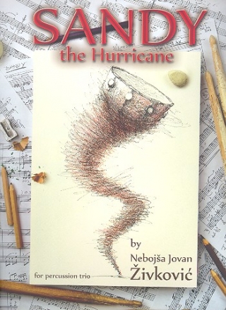 Sandy the Hurricane for percussion trio score and parts