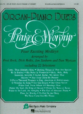 Praise and Worship for organ and piano score