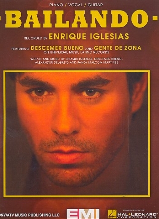 Bailando for piano/vocal/guitar Einzelausgabe