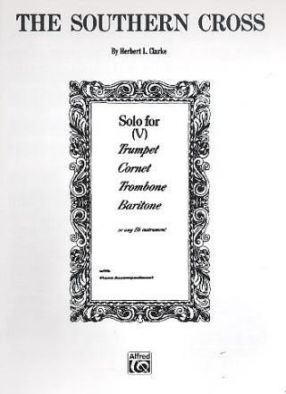 The southern Cross for trumpet (cornet/trombone/baritone) and piano