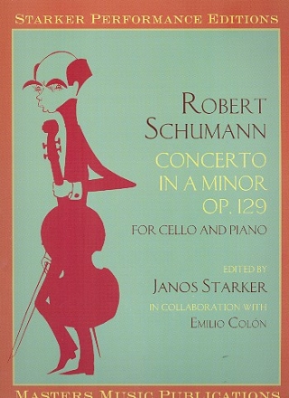 Concerto in a Minor op.129  for Cello and Orchestra for cello and piano