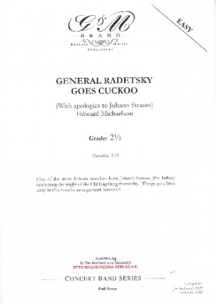 General Radetzky goes Cuckoo f�r Blasorchester Partitur