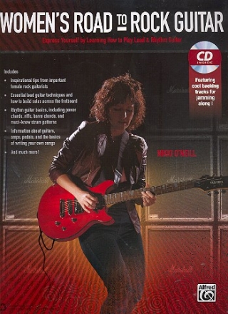 Women's Road to Rock Guitar (+CD): for guitar/tab