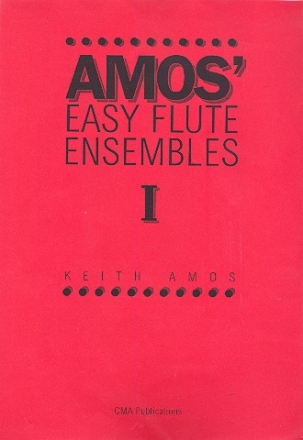 Easy Flute Ensembles vol.1 for 4 flutes score and parts