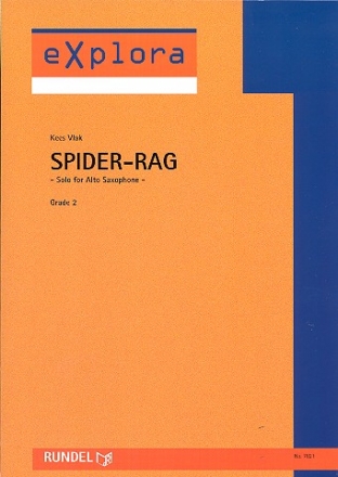 Spider Rag fr Altsaxophon und Blasorchester Partitur und Stimmen