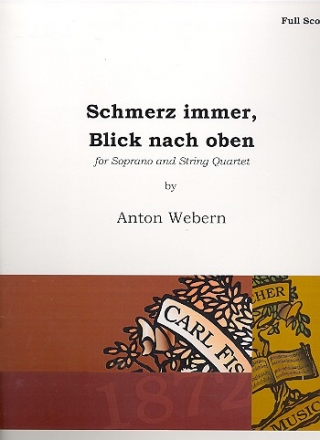 Schmerz immer Blick nach oben for soprano and string orchestra score (dt)