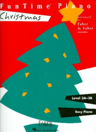 Funtime Piano Christmas Level 3a-3b for easy piano (with lyrics)
