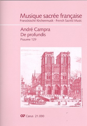 De profundis fr Soli, gem Chor und Orchester Partitur