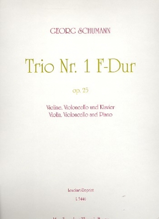 Trio F-Dur Nr.1 op.25 fr Violine, Violoncello und Klavier Stimmen