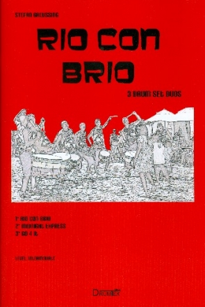 Rio con brio f�r 2 Schlagzeuge Spielpartitur