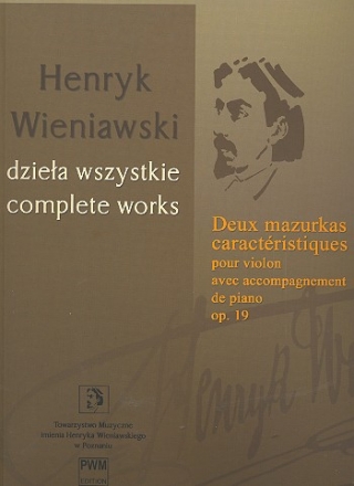 2 Mazurkas caractristiques op.19 pour violon et piano