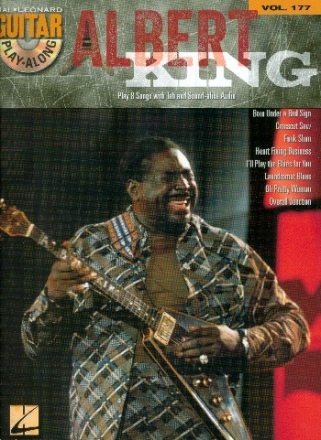 Albert King (+CD): Guitar Playalong vol.177 songbook vocal/guitar/tab