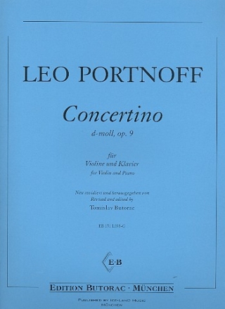 Concertino d-Moll op.9 fr Violine und Klavier