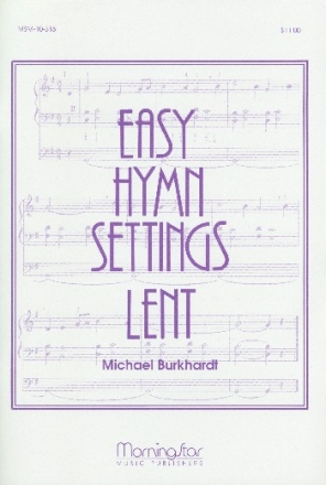 Easy Hymn Settings - Lent for organ