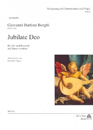 Jubilate Deo fr Alt, Bass und Bc Partitur