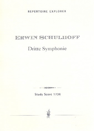 Sinfonie Nr.3 fr Orchester Studienpartitur